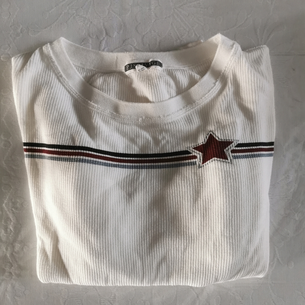 Pj Salvage Star Pj Top Size Small